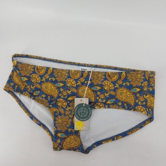 Boden Classic Bikini Shorts Harvest Blue Size 10 - Picture 2 of 9